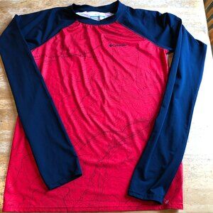 Boys Columbia Dri-Fit Activewear/ Sun Long Slv Shirt - Size 18-20
